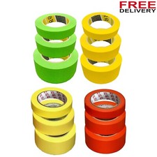 Q1 MASKING TAPE 24/36/48mm PAINTER PAINTING AUTOMOTIVE EASY TEAR