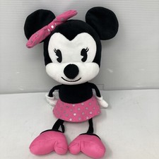 Hallmark Minnie Mouse with Pink Polka Dot Hair Bow Skirt 12" Plush 2013