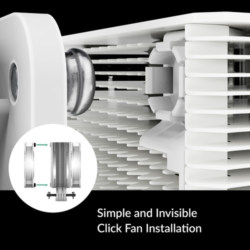 ARCTIC Freezer 36 A-RGB White PC CPU Cooler 200-2000 RPM Intel AMD LGA1700 - Picture 3 of 7
