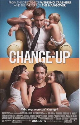 The Change Up Studio Promo movie poster Ryan Reynolds Jason Bateman