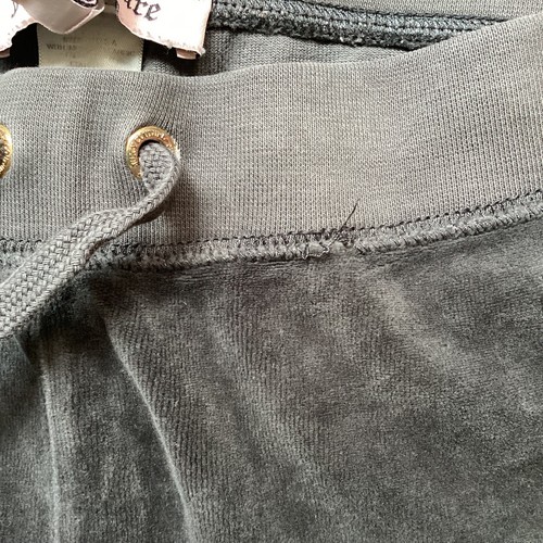 Vintage Juicy Couture Velour Jogger Pants Small Black Made In USA Y2K - Picture 8 of 15