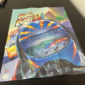 Rad Racer II 2 Nintendo 1989 NES CIB W/Poster Tested!