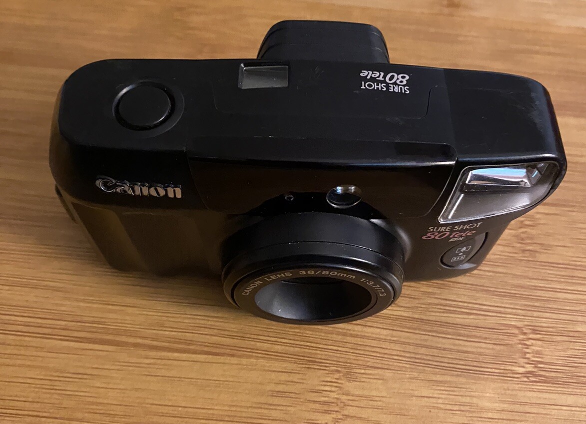 Canon Sure Shot 80 Tele Date SAF 35mm Point & Shoot Camera | eBay