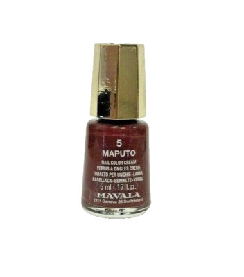MAVALA 5 ml Mini Nagellack Cream MAPUTO Elegantes warmes Braun Nail Color Lack 5