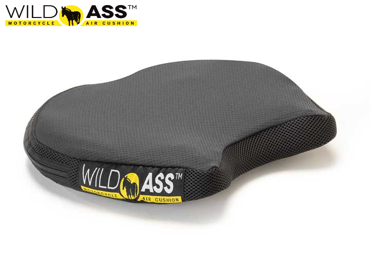 Wild Ass Seats Smart Air Gel Padded Motorcycle Cushion w/ Straps - Universal