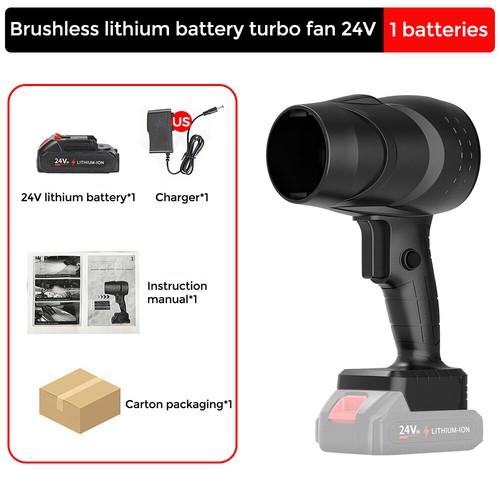 1050W Turbo Fan Electric Cyclone Violent Air Blower Cordless Dust Leaf Cleaner - Picture 12 of 13