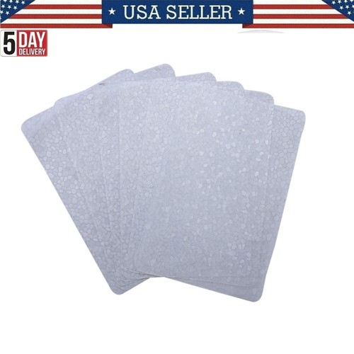 5 pcs Refrigerator Shelf Mats Washable For Drawer Table Fridge Clear