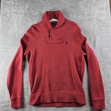 Ralph Lauren French Rib Shawl Collar Pullover Sweater Mens Size Small
