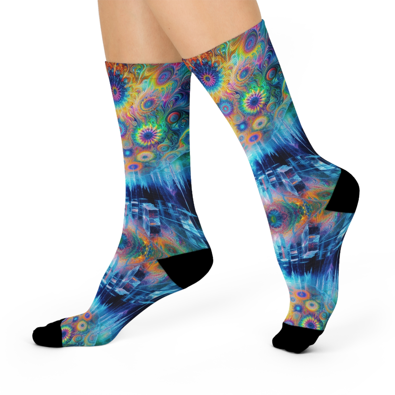 Ultra-Soft Cushioned Crew Socks for All-Day Comfort-image