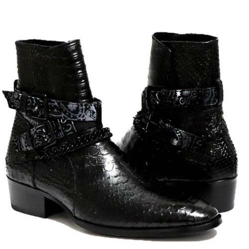 European Mens Real Leather Chelsea 
