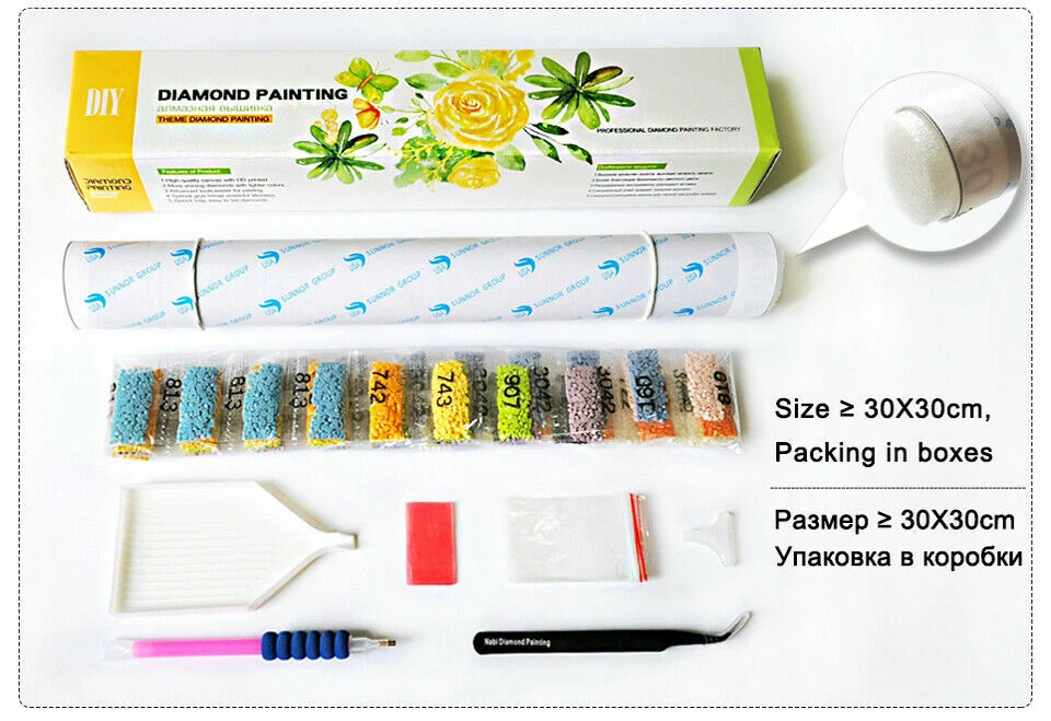 KIT LOISIRS CRÉATIFS BRODERIE PHOTO PERSONNALISE MOSAÏQUE 5D DIAMANT 3D TOILE - Photo 4/4