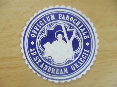 (30492) Siegelmarke - Officium Parochiale Ad St. Andream Graecii