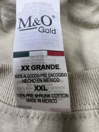 M&O 4800 Herren Gold Soft Touch T-Shirt Preshrunk Jersey Kurzarm ++2XL++XXL++ - Bild 7 von 12