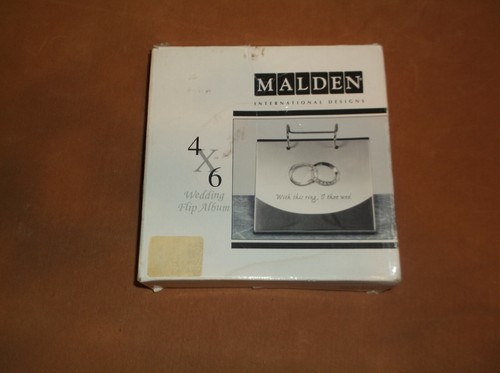 NEW MALDEN INT DESIGNS WEDDING RINGS W/THIS RING, I THEE WED FLIP ALBUM 4X6 - 第 2/3 張圖片