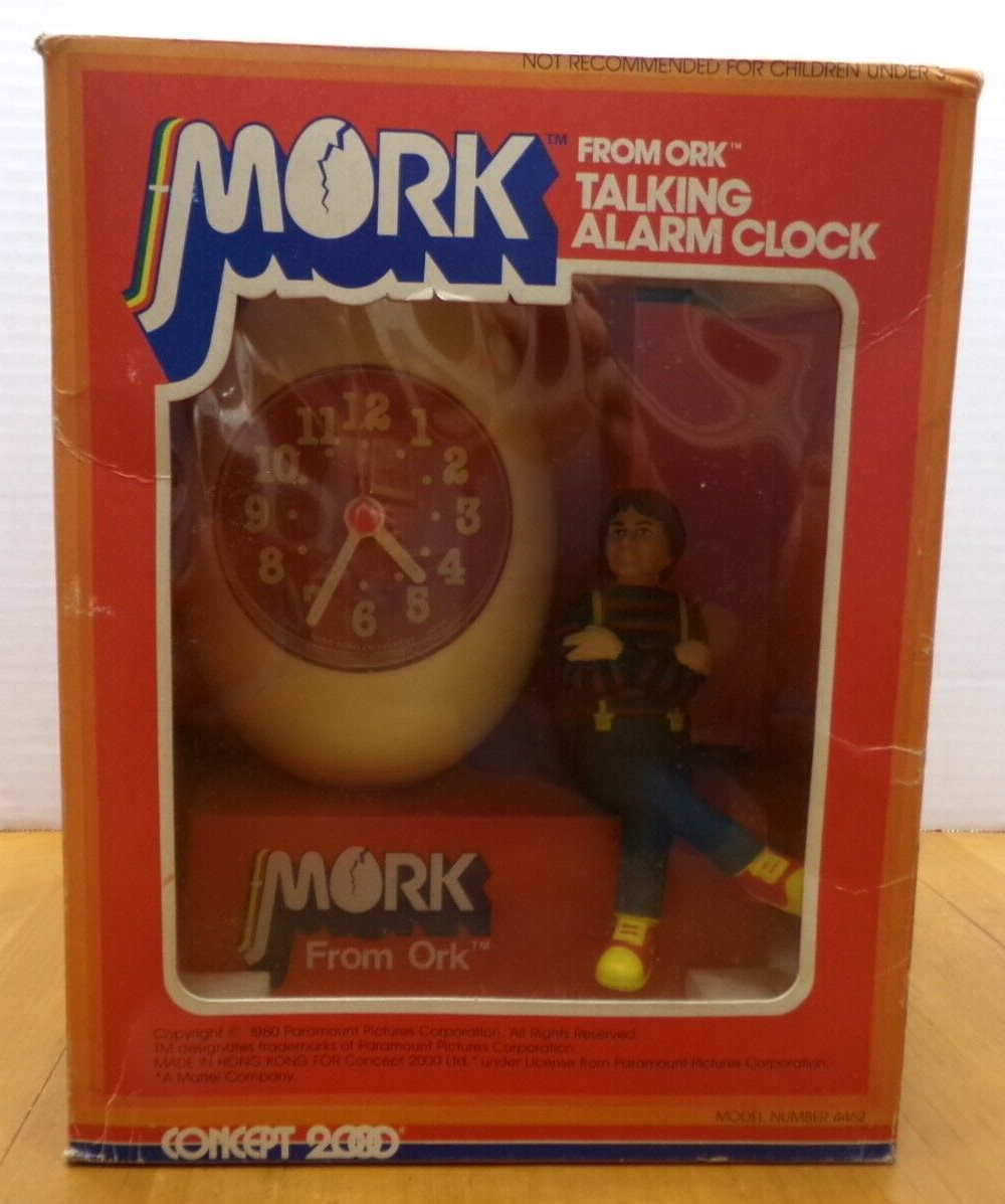 RARE MORK FROM ORK TALKING ALARM CLOCK ONLY 1 ON EBAY ROBIN