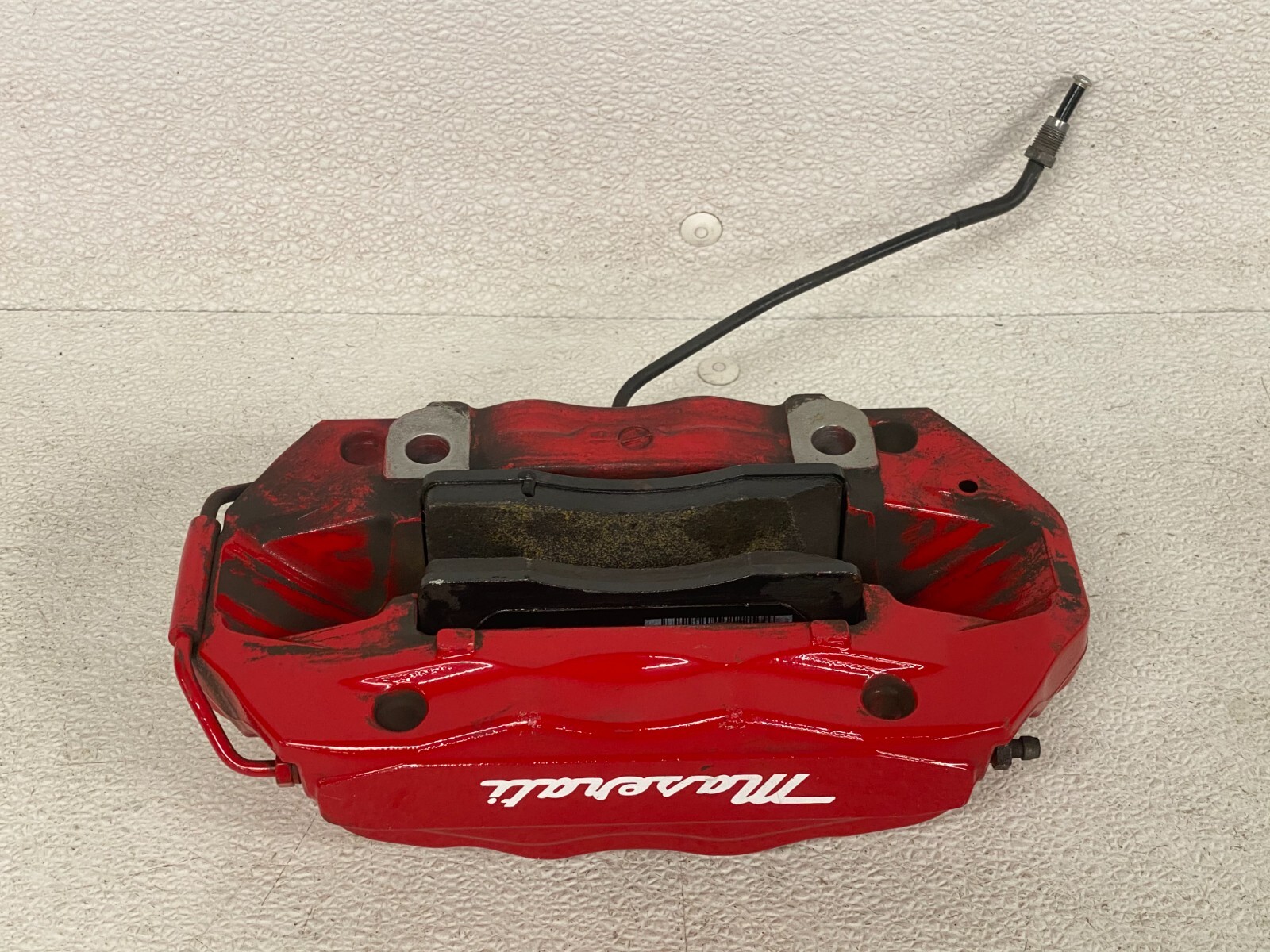 ⭐2014-2017 MASERATI GHIBLI FRONT & REAR BREMBO RED BRAKE CALIPER 61K MIL LOT2388