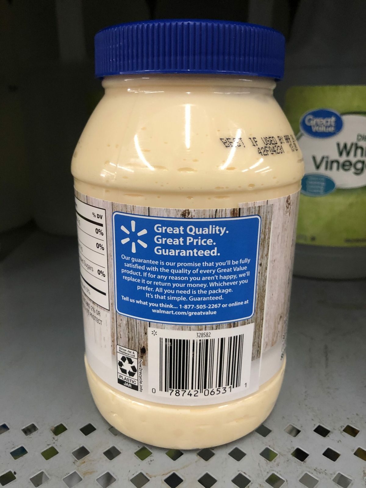 2 JARS Great Value Real Mayonnaise Mayo 30 oz Sandwich Dressing eBay