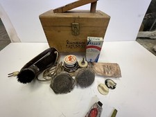 Vintage Ronson Roto-Shine Magnetic Electric Shoe Polisher Lots Accessories NICE 