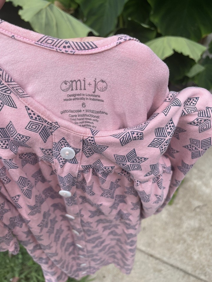 Size 6 Girl Omi Jo Well Dressed Wolf Childhood Tunic Starflake See Pics