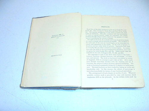 Antique 1923 Pilot Arithmetics Book 2 Math Book - Imagen 6 de 13