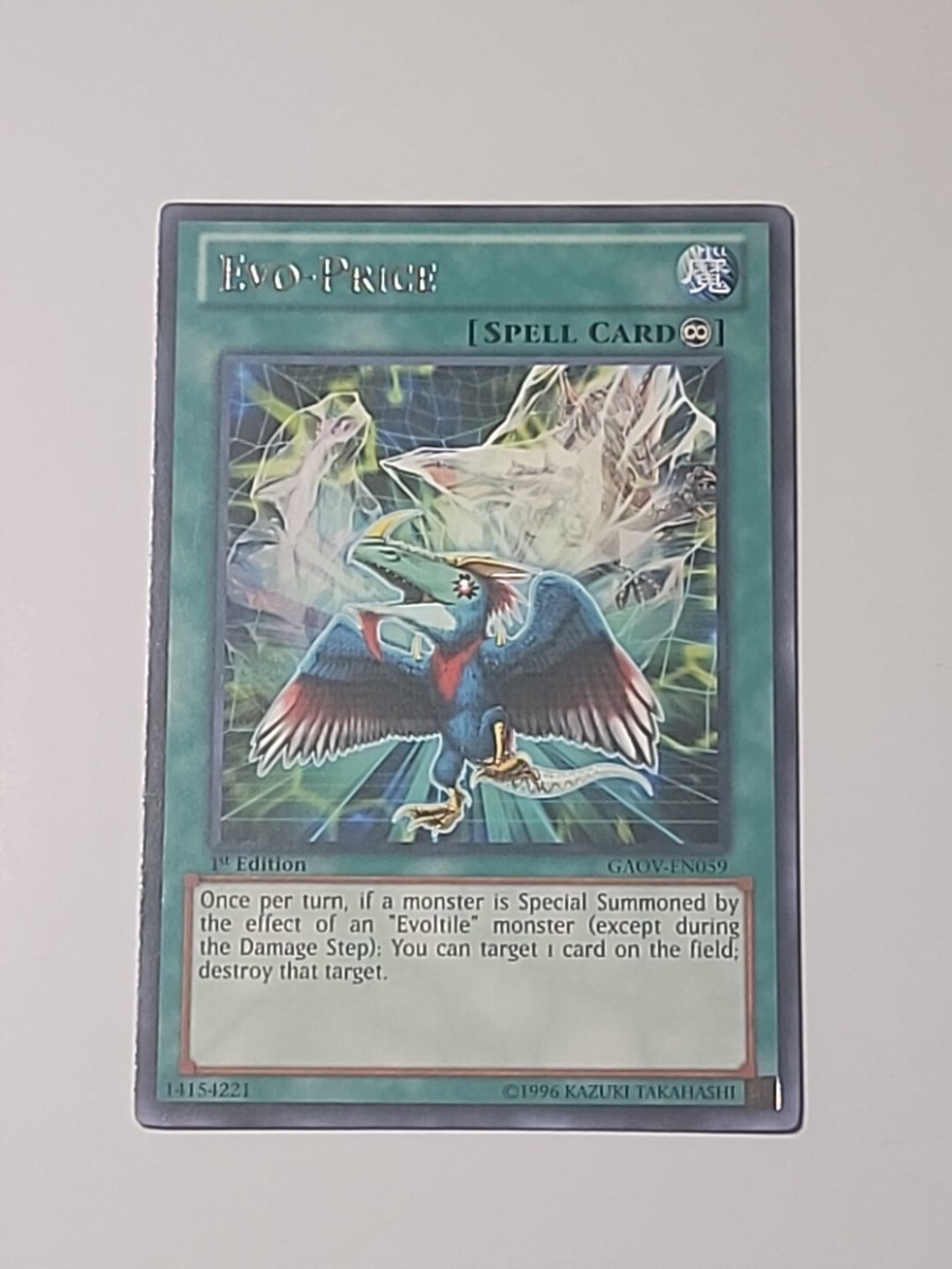 Evo-Price - GAOV-EN059 - Rare - 1st Edition - YuGiOh-LP | eBay
