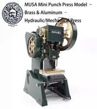 Mini punzonadora modelo MUSA - latón y aluminio - prensa hidráulica/mecánica