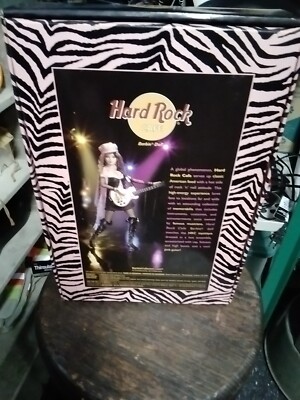HARD ROCK 2004 CAFE PINK GUITAR BARBIE DOLL MATTEL G7915 NIB | eBay