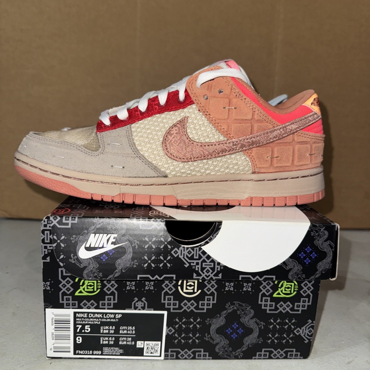 Nike Dunk Low SP What The CLOT [FN0316-999] Men