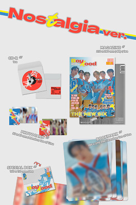 THE NEW SIX TNX BOYHOOD 3rd Mini Album CD+Book+Card+Special Box+