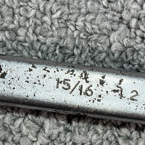 Vintage Proto 15/16 Combination Wrench No. 1230 SAE Made in the USA - Foto 8 di 10