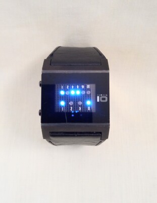 The One Binary Time Men's Watch Kerala Trance Used With New Battery 