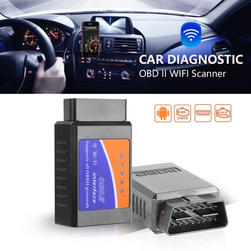 ELM327 WiFi OBD2 Scanner with Original 18F25K80 Chip,Wireless Obdii Diagnostic Tool,Car Code Reader Fit for 1996+ Vehicles Work with iOS,Android,Symbian and Windows Devices System