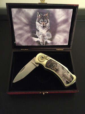 Knife Wolf Lock Blade