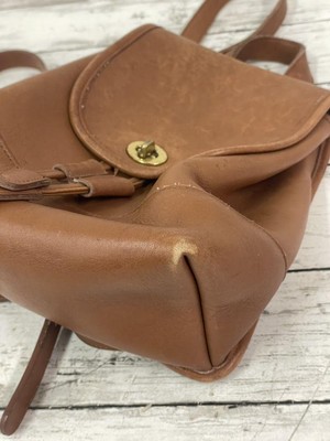 COACH Old Coach Mini Backpack Turnlock Leather H4C-9960 Brown | eBay