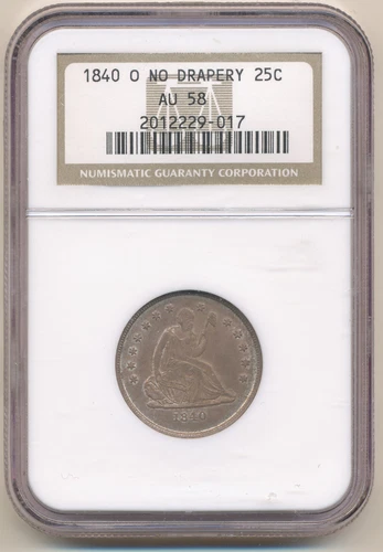 1840-O Seated Liberty Quarter — photo from another recent sale