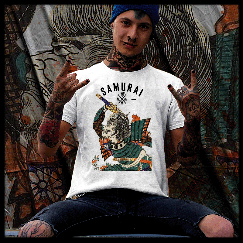 Samurai t-shirt bushido code Japanese warrior Ronin Kanji assassin S-3XL | eBay Samurai t-shirt bushido code Japanese warrior Ronin Kanji assassin S-3XL | eBay