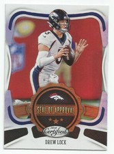 2020 Panini Certified DREW LOCK Seal Of Approval Insert #SA-DL DENVER BRONCOS