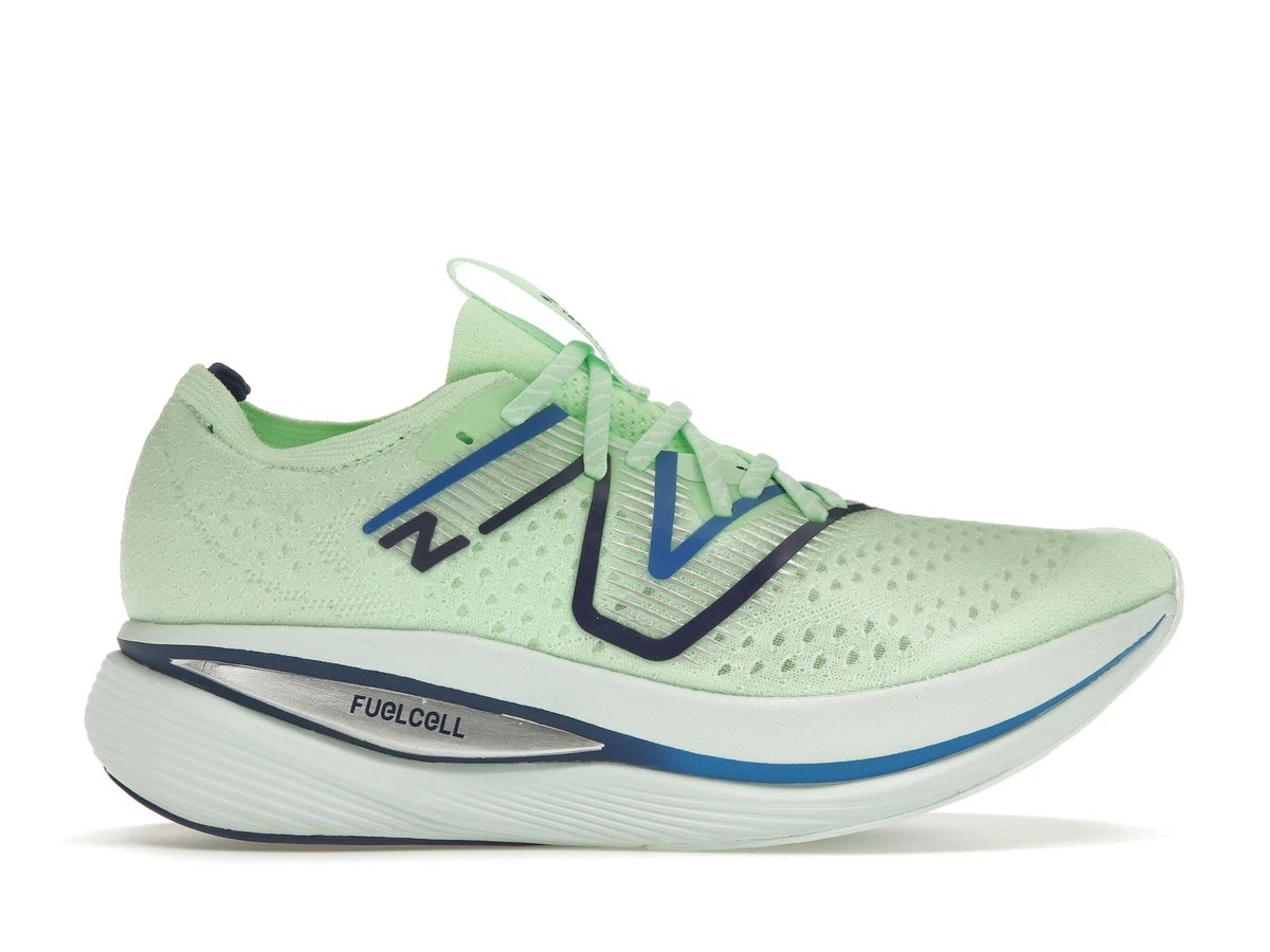 New Balance Men\'s FuelCell SuperComp Trail running shoes,Neon Green & navy,9.5 Cut in half: New Balance FuelCell SuperComp Trail Review  main image 2