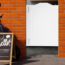 Swing Solid Wood Door Partition Door With Hinges For Shop Entrance Partition