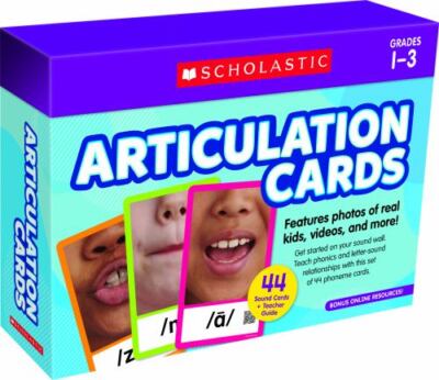 Articulation Cards, Paperback by Scholastic Teaching Resources (COR), Brand N...