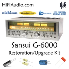 Sansui G6000 rebuild restoration recap upgrade kit repair filter capacitor