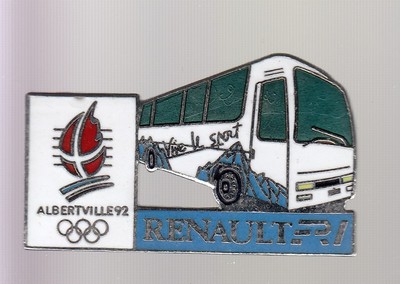 Pin's RENAULT Jeux olympiques albertville 1992 - Collection