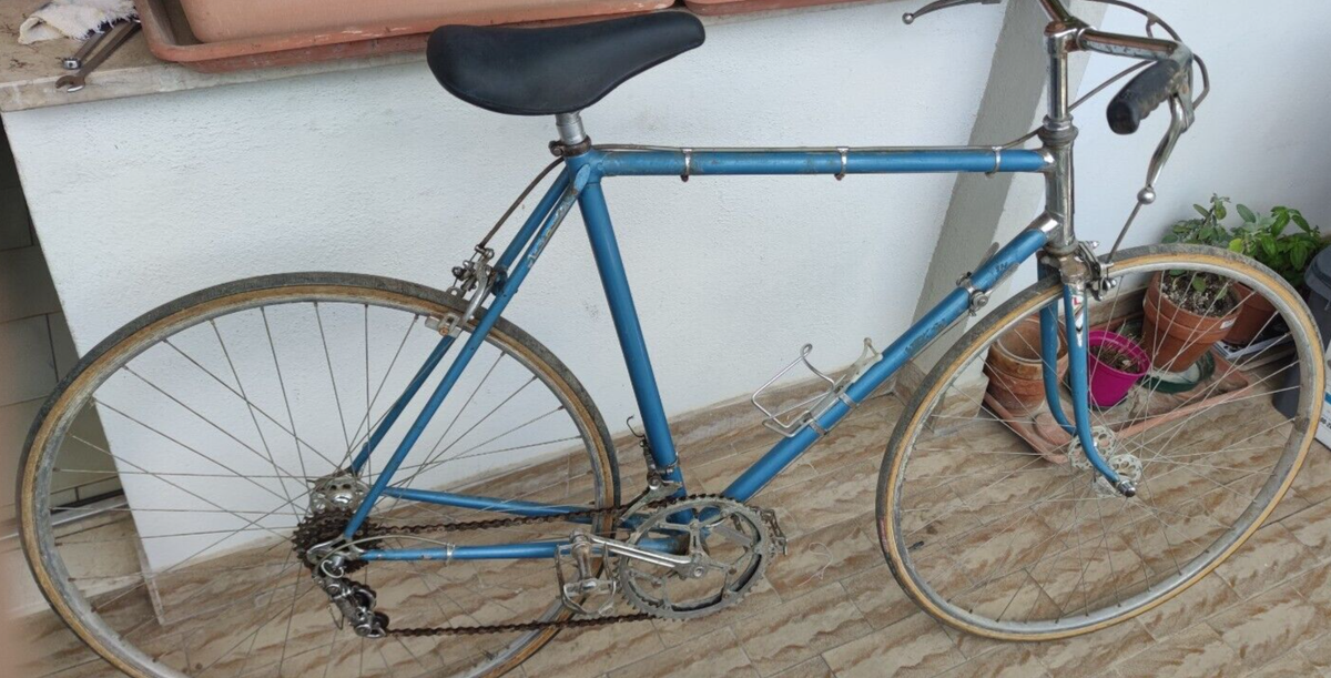 BENOTTO OLD RACING BICYCLE CAMPAGNOLO GRAN SPORT COMPONENTS 50s