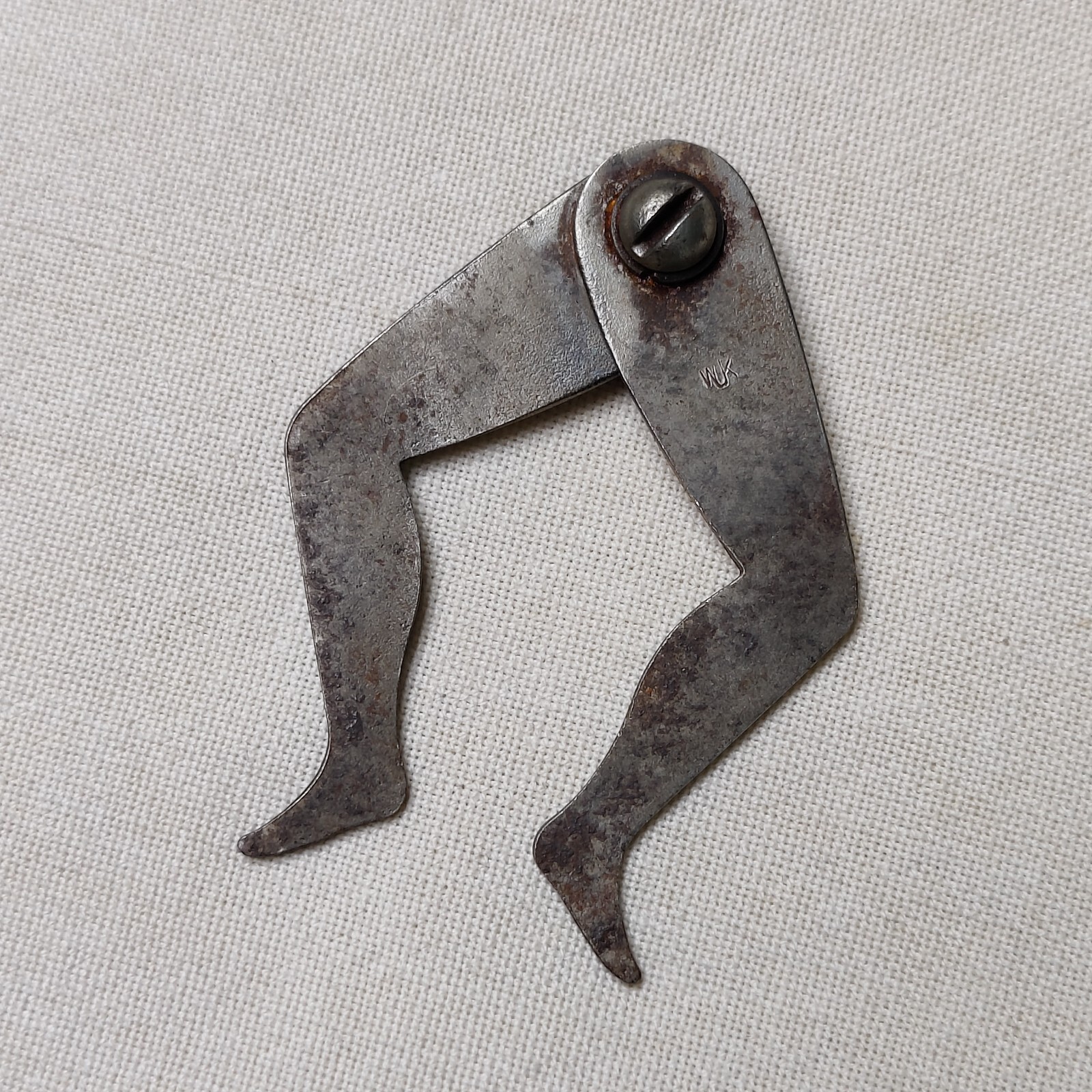 Antique Lady Leg Machinist Calipers Marked Approx 3" Late 1800s Early