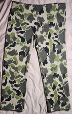 Cabela's Men's Camouflage Sweatpant 100% Acrylic Green Outdoor Gear Size 2XL
