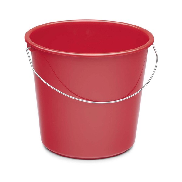 Haushaltseimer 10 L Rot Putzeimer Eimer Kunststoffeimer Wassereimer Wischeimer-image
