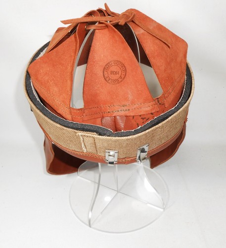 Coiffe intérieure cuir brun casque Modèle 35 Troupes motorisées WWII taille58 - Imagen 12 de 12