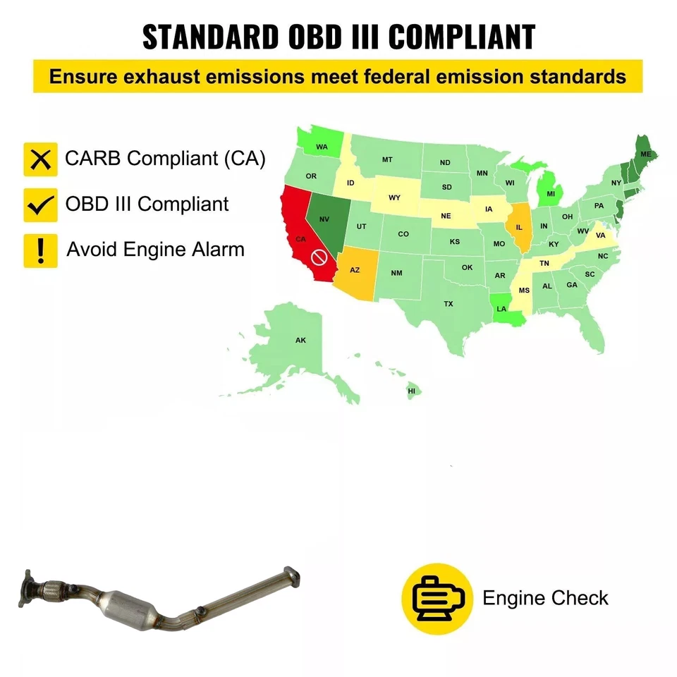 Convertidor catalítico para Saturn Vue 2002-2007 2,2 L ajuste exacto atornillado Foto 4 de 4