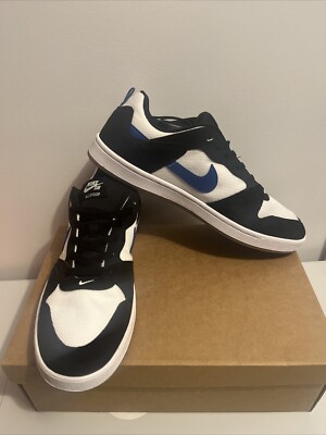Size 12 - Nike Alleyoop SB White Team Royal Replacement Box Never Worn