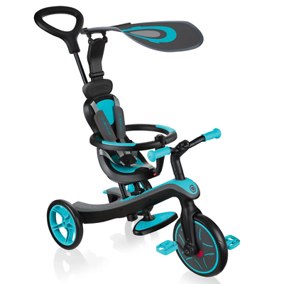 Globber Explorer Trike 4-in-1 Adjustable Kids Ages 10 m-5 years